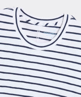 Vineyard Vines Women's Jersey Tee n White /Navy Stripe
