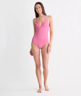 Vineyard Vines Women's Sconset One-Piece Suit in Gia Bahama Breeze detail view