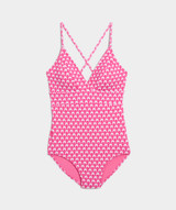 Vineyard Vines Women's Sconset One-Piece Suit in Gia Bahama Breeze side view