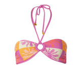 Maaji Women's Celestial Sundown Jill Bandeau Bikini Top in light pastel purple back view