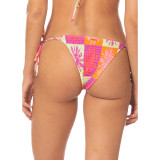 Maaji Women's Patch Play Sunflash Low Rise Bikini Bottoms Light Pastel Purple close-up