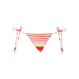 Maaji Women's Dreamscape Glow Sunflash Bikini Bottoms Dark Pink front view