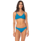 The Maaji Women's Lagoon Fog Sublimity Bikini Bottoms in Blue