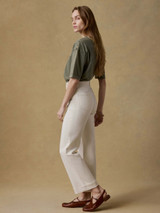 Faherty Women's Patch Pocket Ankle Pants back view