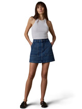 Faherty Women's Denim Utility Skirts front view
