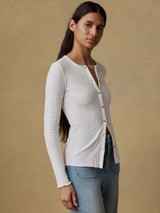 Faherty Women's Paradise Pintail Cardigan front view