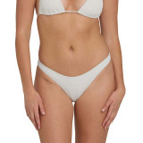 The Billabong Women's Summer Hi Hike Bikini Bottoms in Salt Crystal