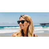 Blenders Tate Sunglasses Matte Black front view
