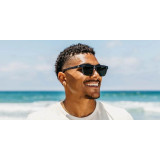 Blenders Tate Sunglasses Matte Tort front angle