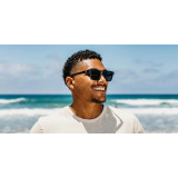 Blenders Tate Sunglasses Matte Black lens view