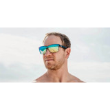 Blenders Canyon X2 Sunglasses Teal Tort side view
