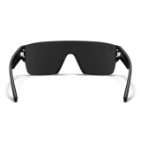 Blenders Kingpin Sunglasses in Matte Black three-quarter view