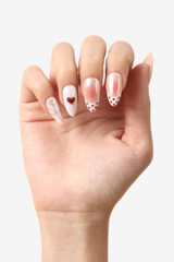 Never Have I Ever Lover Girl Almond Press-On Nails