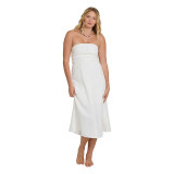The Billabong Women's In the Sky Midi Dress in Salt Crystal