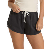 The Billabong Women's Road Trippin Shorts in Off Black