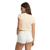 The Billabong Women's Get Low Denim Shorts in Salt Crystal