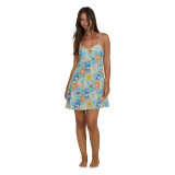 Billabong Women's Last Sunset Mini Dress Dream Blue front view