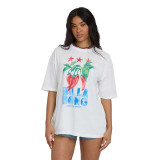Billabong Women's Freshest Pick Heat Tee Salt Crystal full length