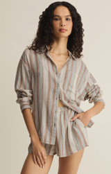 Z Supply Women's Signature Striped Linen Top