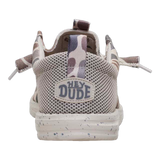 HeyDude x Burlebo Men's Wally Funk Deer Camo Shoes quarter view
