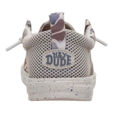 HeyDude x Burlebo Kids' Wally Funk Deer Camo Shoes back view