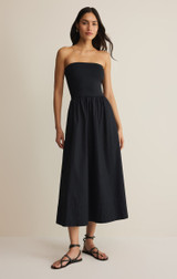 Z Supply Women's Sunsought Strapless Midi Dress