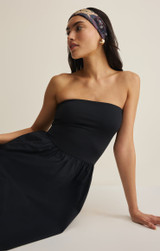 Z Supply Women's Sunsought Strapless Midi Dress side view