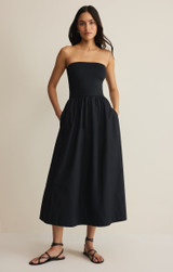 Z Supply Women's Sunsought Strapless Midi Dress detail view