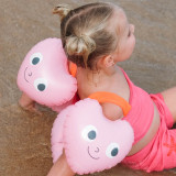 Sunny Life Kids' Inflatable Arm Bands in the Poppy The Peach Pink