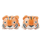 Sunny Life Kids' Inflatable Arm Bands in Tiger Clay close-up