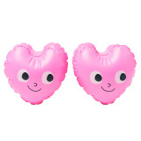 Sunny Life Kids' Inflatable Arm Bands in Peach Pink back view