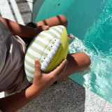 Sunny Life Neoprene Beach Football in Tides Out Neon Yellow