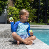 Sunny Life Skim Ball Set in Tides Out Citrus