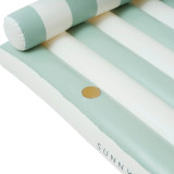 Sunny Life Luxe Lilo Pool Float in Green Stripe