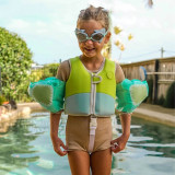 Sunny Life Kids' Salty The Shark Swim Goggles aqua detail view