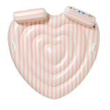 Sunny Life Twin Heart Lie-On Pool Float in Pink product shot