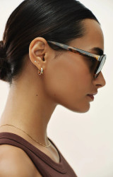 Z Supply Women's After Hour Polarized Sunglasses in Dark Tort - Gradient Polarized