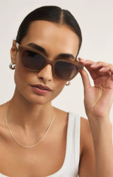 Z Supply Women's High Tide Polarized Sunglasses in Taupe - Gradient Polarized