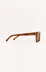 Z Supply Women's Villa Polarized Sunglasses in Brown Tortoise - Brown