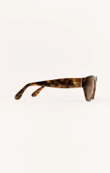 Z Supply Women's Mirage Polarized Sunglasses in Brown Tortoise - Brown
