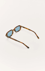 Z Supply Women's Myst Polarized Sunglasses in Tort-Blue Polarized detail view