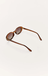 Z Supply Women's Sunspell Polarized Sunglasses in Carmel-Gradient back view