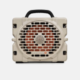 Turtlebox Grande Speaker in Tan outdoor view