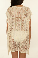 The Becca Women's Boho Bliss Sheer Tunic in Natural