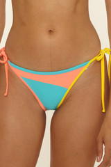 The BCA By Rebecca Virtue Women's Gigi Side Tie Bikini Bottoms in Pacific Blue