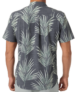 O'Neill Men's UPF Slub Relaxed Fit Shirt Black 2 front