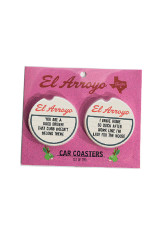 El Arroyo Car Coaster Set Good Driver