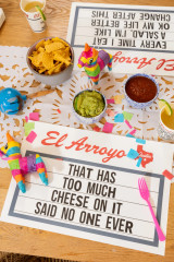 El Arroyo Disposable Placemats Ranch Dressing detail view