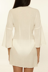 The BCA By Rebecca Virtue Women's Jetsetter Woven Tunic in White