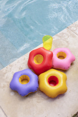 El Arroyo Fiesta Floral Drink Holder Float Set